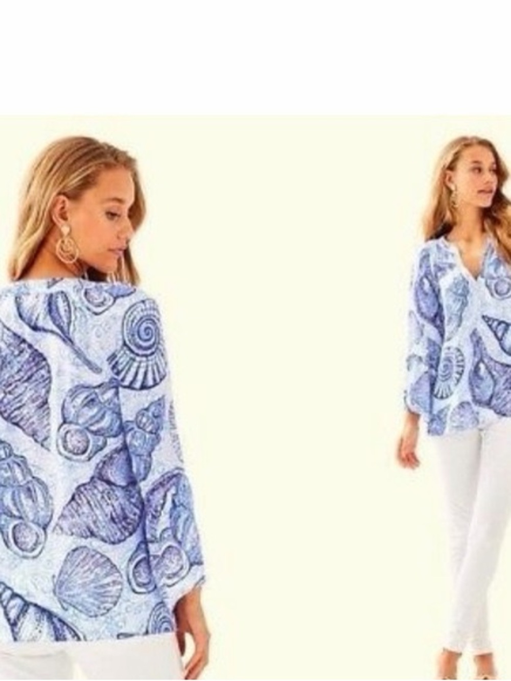 Lilly Pulitzer Matilda Silk Top Size L
